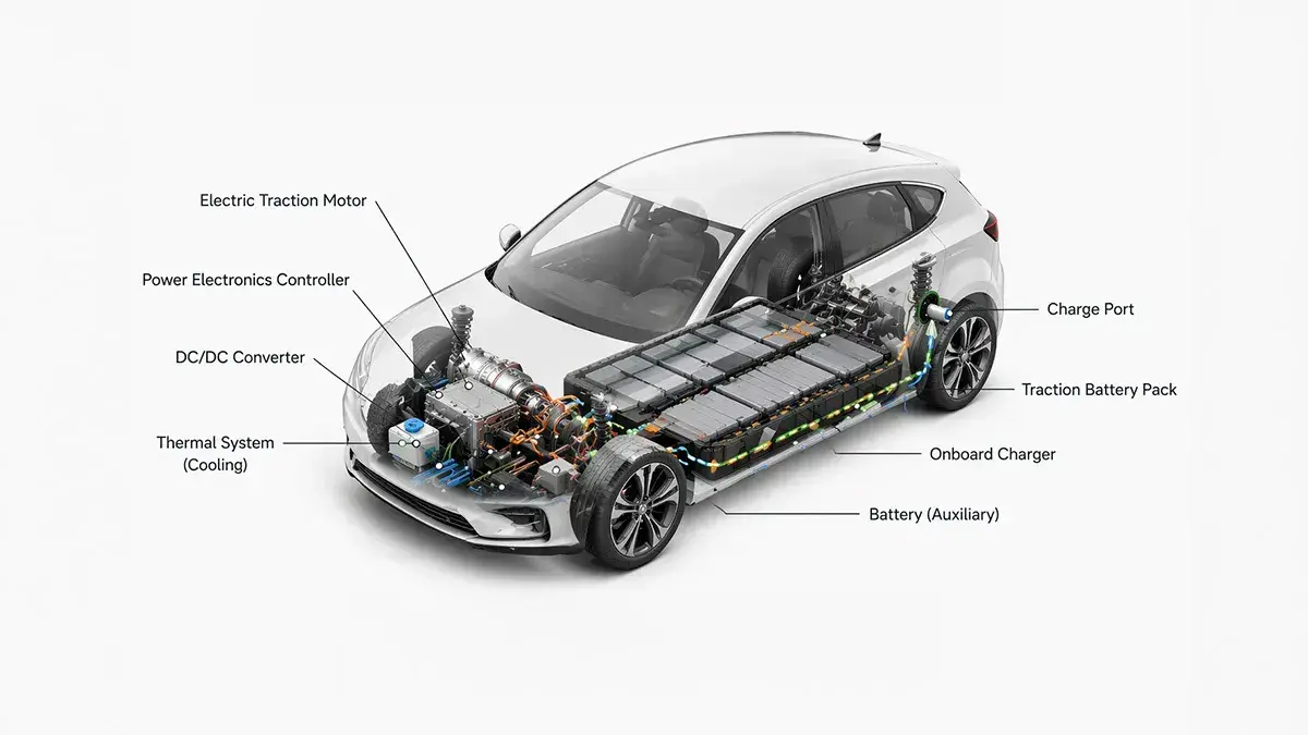 Simple Explanation of EV Working