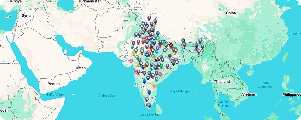 DC chargers installed across India